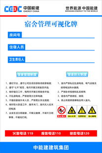 宿舍管理可视化牌