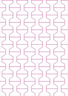 粉色几何线条无缝图案