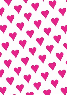 粉色爱心图案背景