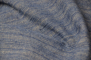 灰色针织纹理面料特写