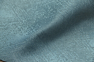 浅蓝色纹理布料特写