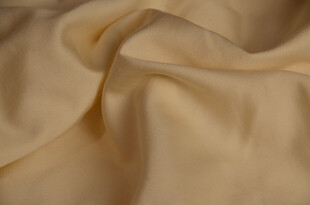 米黄色柔软布料纹理特写