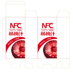 果汁饮料  杨梅包装  包装平