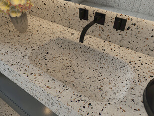 花岗岩材质厨房洗手池