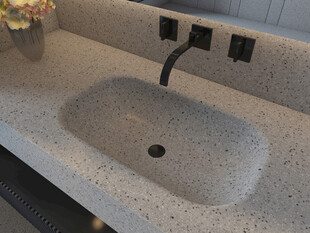 现代简约风格洗手台盆