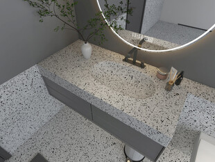 现代简约风洗手台设计