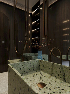 奢华大理石洗手台设计