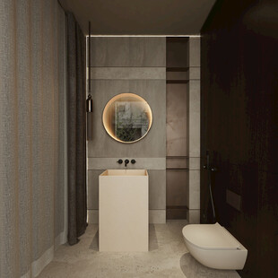 现代简约风卫生间一角