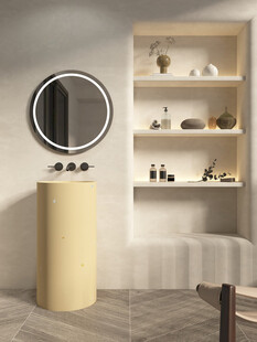 现代简约风浴室洗手台设计