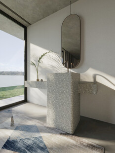 现代简约风浴室洗手台设计