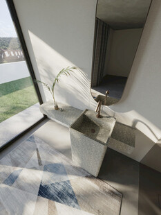 现代简约风格室内洗手台