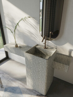 现代简约风室内水景装置