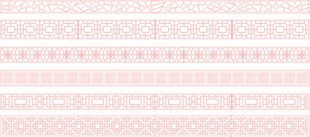 中式边框雕花镂空