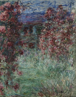 花园中的繁花与葱郁草木