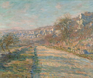 乡村田野风景油画