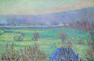 田园风光中的静谧小屋