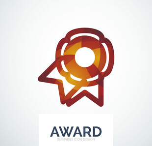 创意奖章图标设计