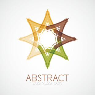 抽象星形图案设计