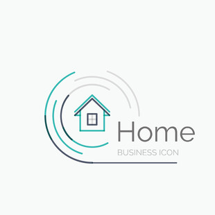 简约家居标志设计