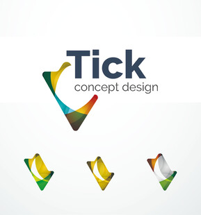 Tick多彩标志设计