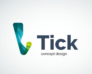 Tick公司创意标志设计