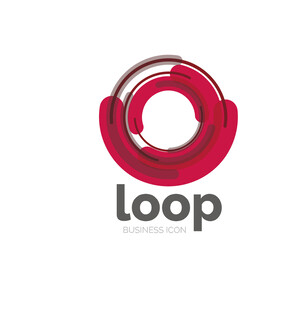 红色环形标志Loop