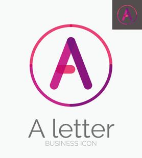 字母A标志设计