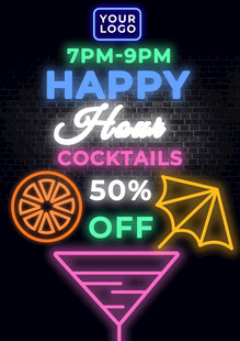 欢乐鸡尾酒5折优惠活动