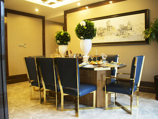 现代简约风格餐厅布置