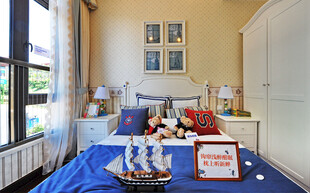 温馨航海风室内装饰场景