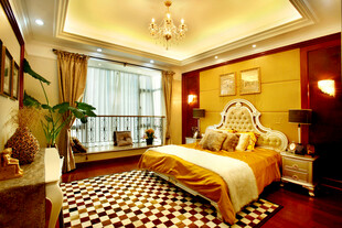 豪华卧室尽显高雅格调
