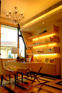 现代奢华客厅室内装饰图