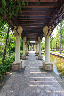 园林中式长廊景观