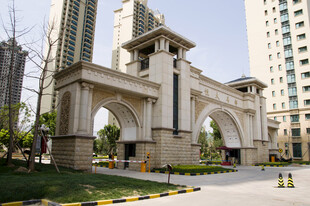 欧式大气小区入口景观