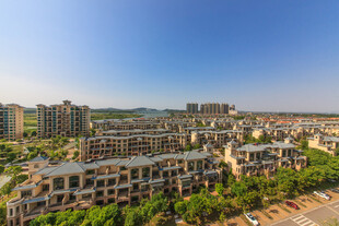 现代住宅小区全景