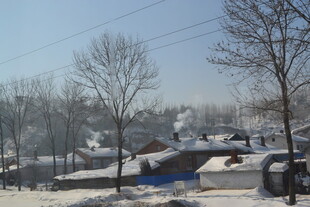 冬日乡村雪景