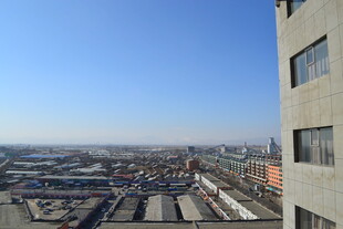 高楼俯瞰城市景观