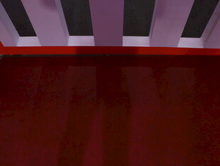 紫色条纹下的红色平面