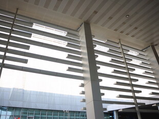 现代建筑金属遮阳结构