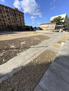 空旷城市广场地面景观
