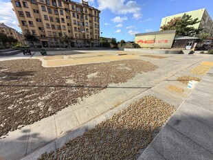 城市空旷广场待开发区域