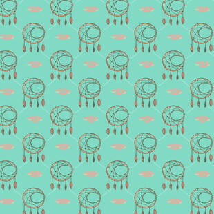 捕梦网图案背景