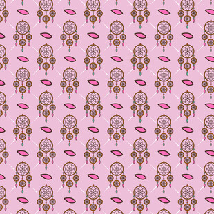 捕梦网图案背景