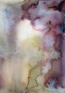 梦幻水彩抽象纹理画面