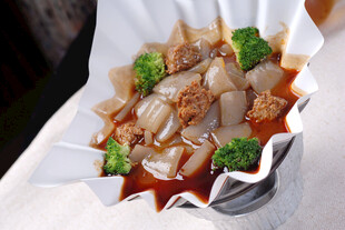 红油凉拌粉蒸肥肠