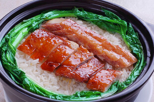美味叉烧煲仔饭