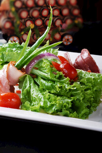 新鲜蔬菜肉类拼盘