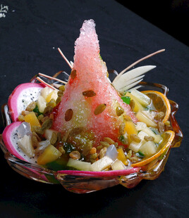 创意水果沙拉造型