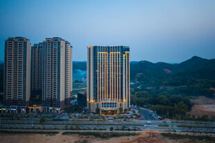 城市高楼夜景风光