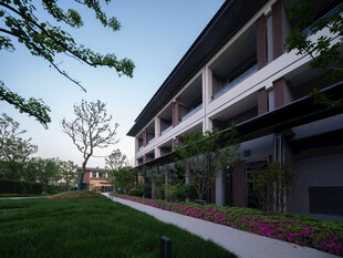 现代优雅庭院式建筑景观
